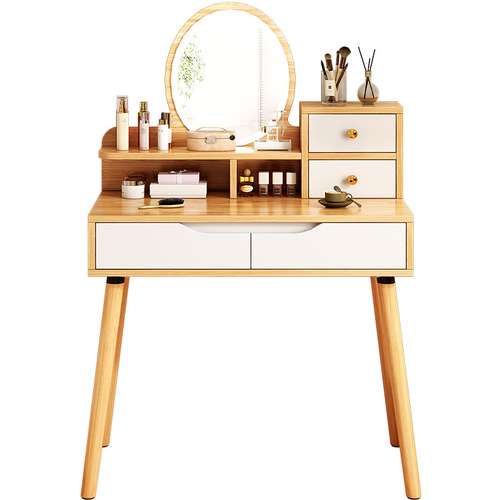 Dressing table, new Chinese style writing table, small bedroom, modern minimalist dressing table, makeup table and mirror integrated master bedroom dressing table