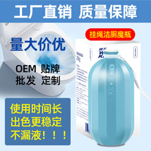洁厕液挂绳洁厕灵马桶清洁剂蓝泡泡除垢除臭Toilet cleaner厕所洁