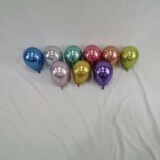 帅安 Металлический латексный воздушный шар, 8 грамм, 12 дюймов, 10 дюймов