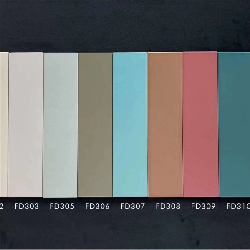 Плитка для кухни, балкона, ванной комнаты и ресторана, Фошань, полностью керамическая, 73*300, оливково-зеленый макарон, однотонная, оливково-зеленый цвет.