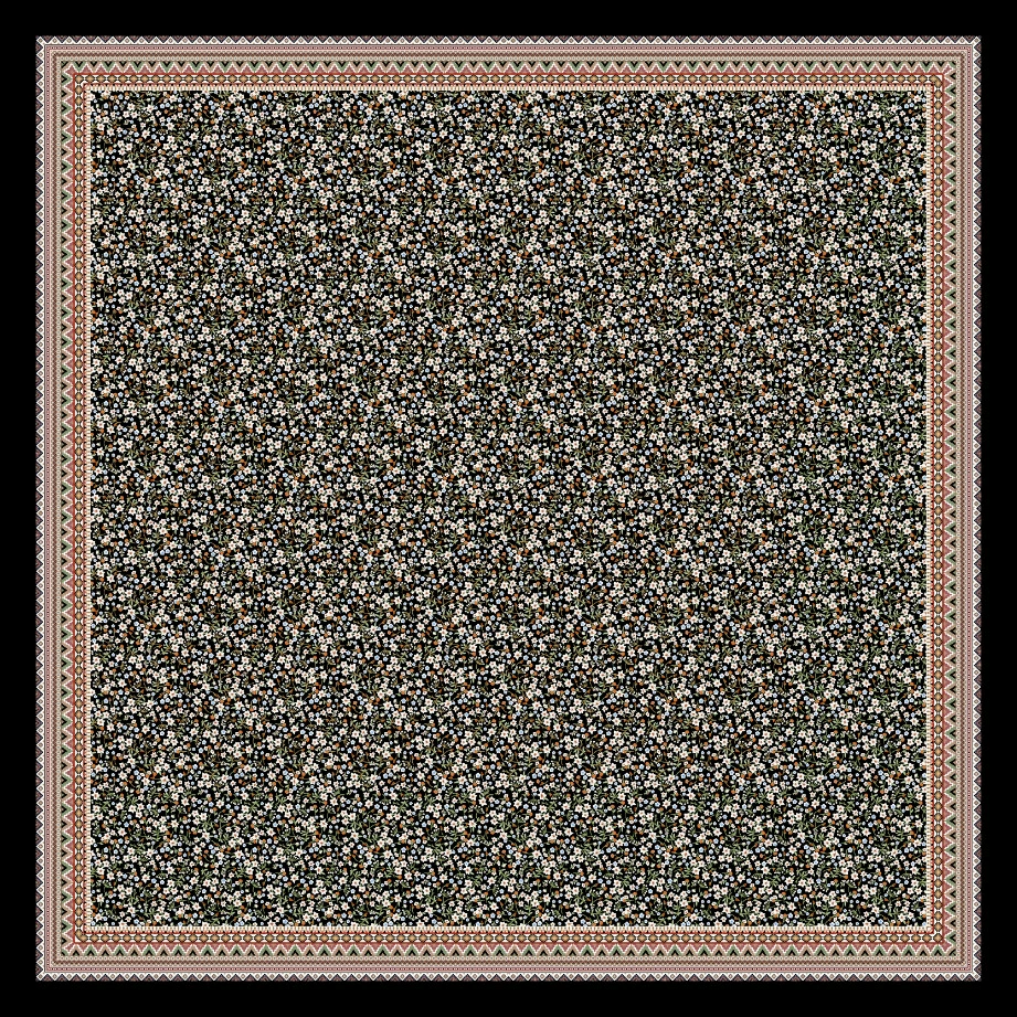 FANXIN 110*110 Шарф-хиджаб: цифровой принт Barli, Малайзия Hui Bao Tu Turtle Sunscar, 44 цветов