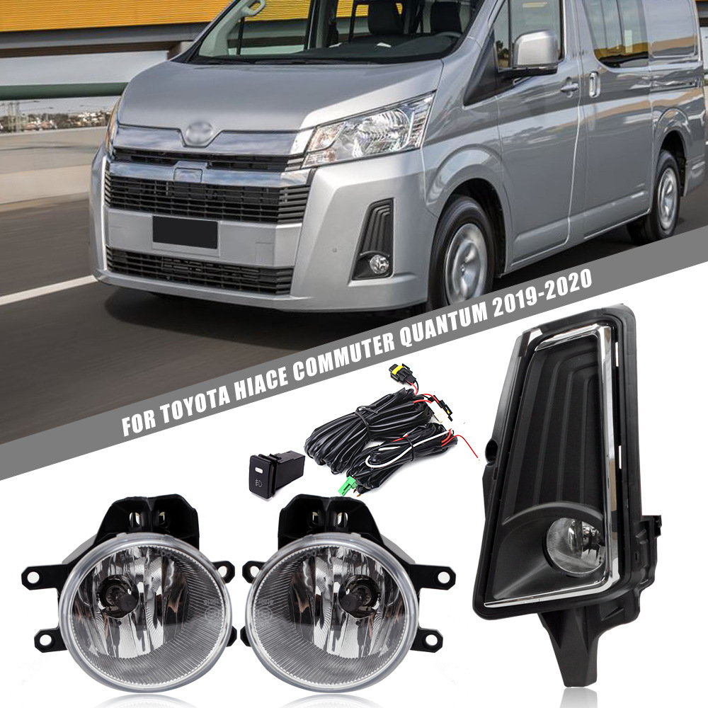 Aplicable a Toyota 19 / 20 nuevo conjunto de lámpara de niebla delantera de león mar HIACE lámpara de conducción diurna lámpara de barra delantera galvanizada