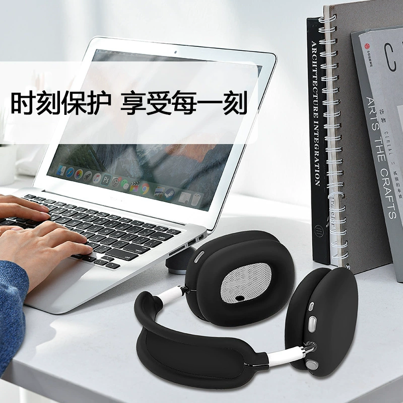 TPU прозрачный чехол для AirPods Max с крышкой на луче защиты, универсальные цвета