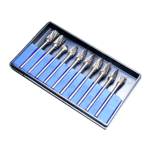 Carbide rotary file 3x6 single and double grain tungsten steel grinding head electric grinding wind grinding accessories metal jade roller grinding knife