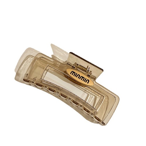  new transparent min hair clip high-end hair clip hair clip back of the head large shark clip headwear