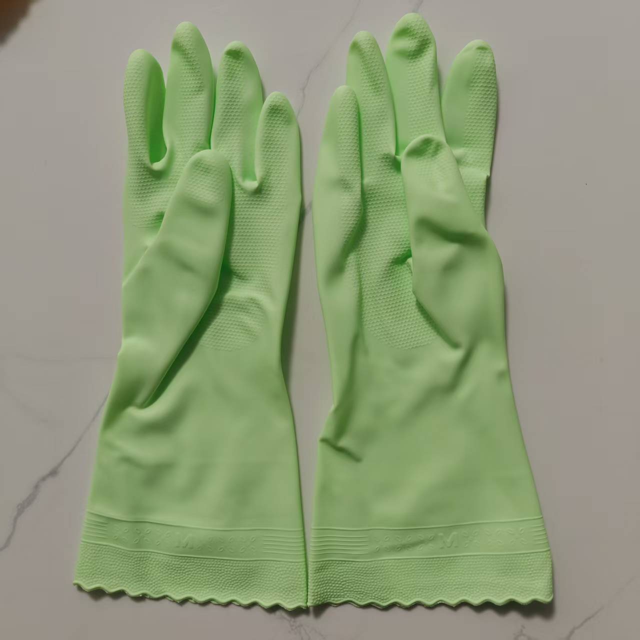 Guantes para lavar platos para mujer, PVC grueso, limpieza del hogar, impermeables, de látex, duraderos, para lavar ropa, fregar platos, de goma, para uso doméstico.