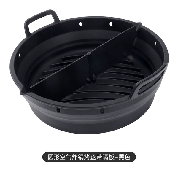 Folding round black black