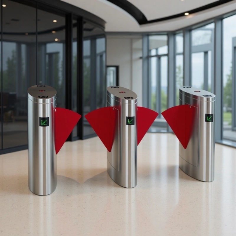 厂家直销人脸识别防尾随智能翼闸 二维码人证合一机场海关速通门