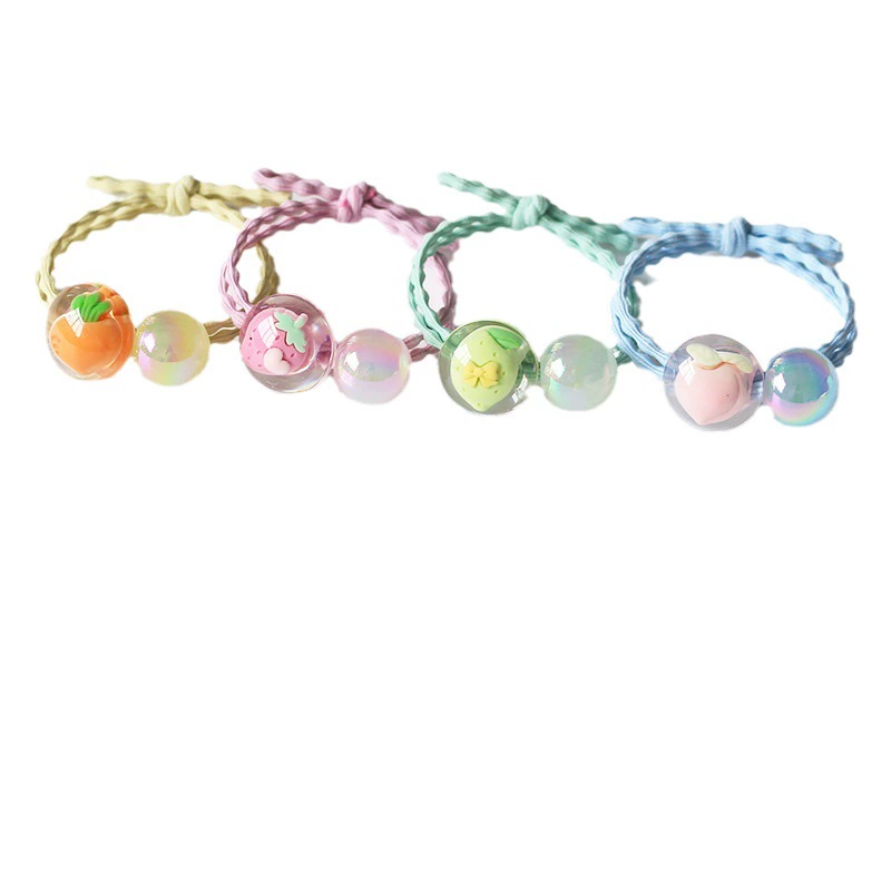 Fruit hair rope, cute hair accessory, internet celebrity, Japanese and Korean