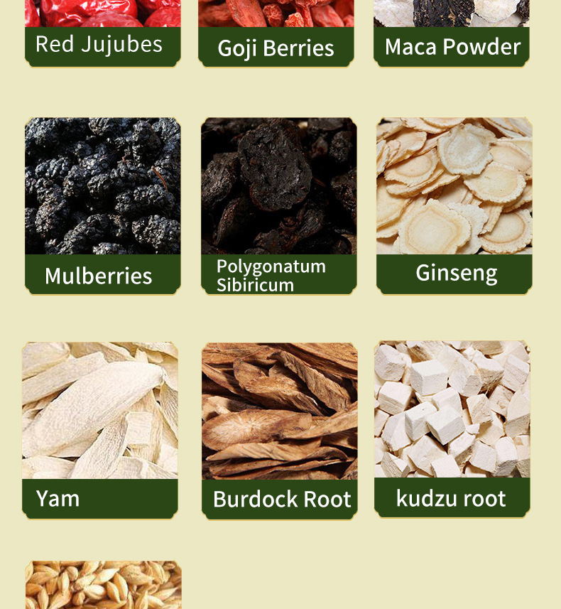 Ginseng Ten Treasures Tea Chinese Herbal Blend 150g Hot Brewed Floral Tea key features