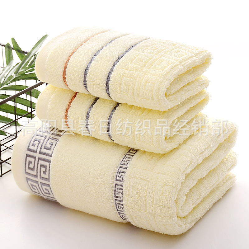 Factory sales cotton towel bath towel set advertising logo gift box cross-border foreign trade hot towel company welfare Factory sales cotton towel bath towel set advertising logo gift box cross-border foreign trade hot towel company welfare
