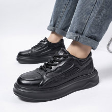 头层牛皮男鞋秋季新款真皮软底鞋子男士潮流运动休闲板鞋男款潮鞋