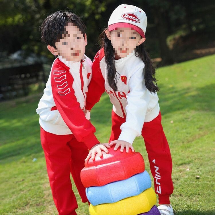 儿童小学生幼儿园演出服园服运动会服装班服套装中国校服三件套男