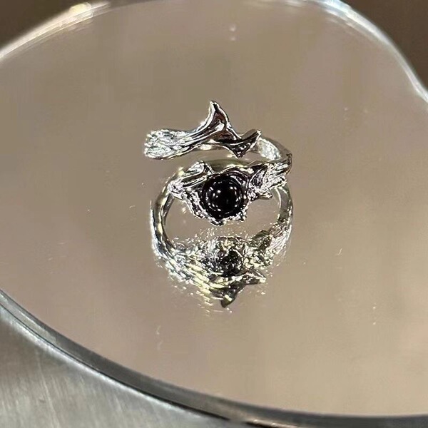 Genuine design retro trend adjustable ring for men and women hip-hop…