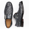 Footwear, skull for leisure for leather shoes, crocodile, custom made