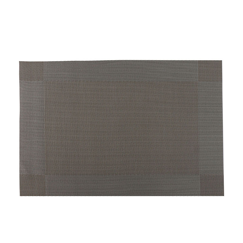 PVC-Tischset, Doppelrahmen, diagonaler Rahmen, Tischset, wasserdicht, rutschfest, Isoliermatte, Tellerunterlage, Untersetzer, Schülerunterlage_voghion.com