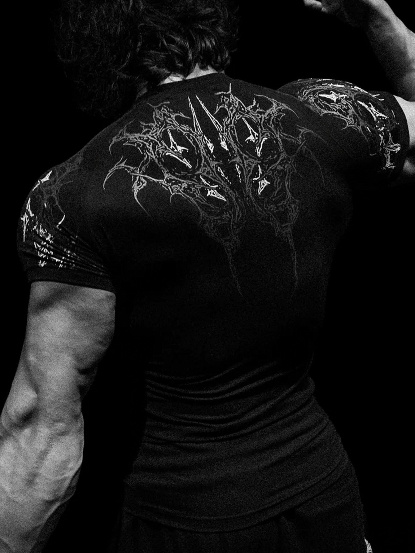 Breathedivinity Men's Fitness Top Sports Training Stretch Tight T-Shirt Cycling Quick-Dry Clothing 008_viptrois.com