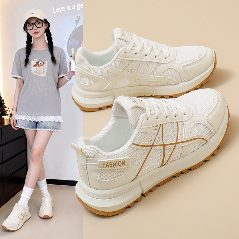 2026 verano nuevo cómodo de moda versátil suela suave zapatos deportivos antideslizantes zapatos de mujer zapatos deportivos transpirables