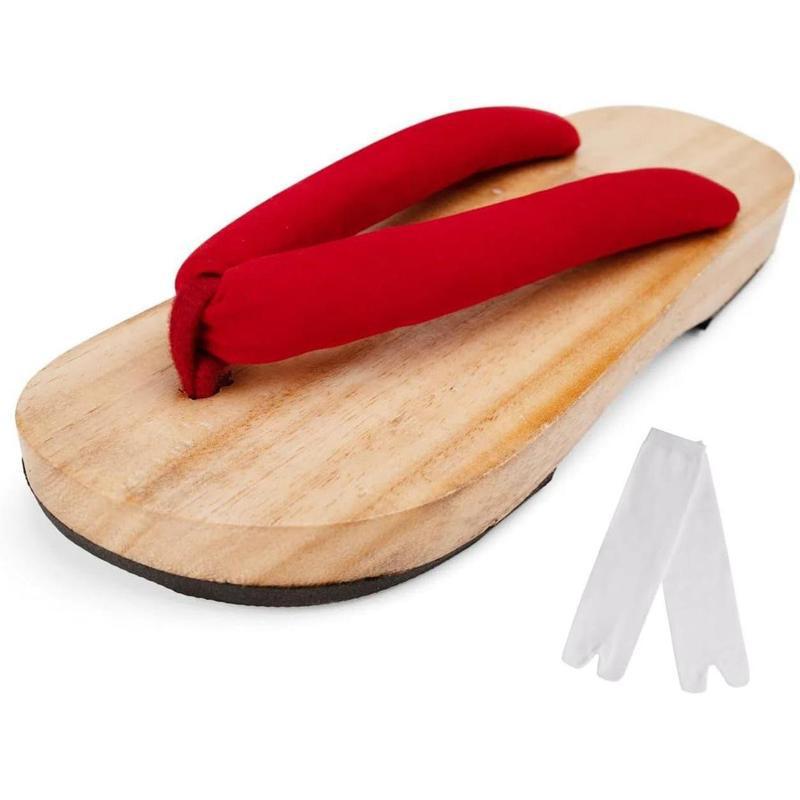 J 22691 Japanese Sandals Wooden Clogs Japanese-Style Solid Wood Clogs Cross-Border Shipping