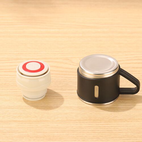 Business 304 stainless steel vacuum insulated cup with three lids, straight body cup, portable gift box set, wholesale