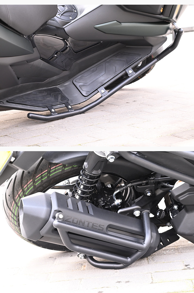 Suitable for Shengshi 150X Bumper Exhaust Bar Anti-Collision Anti-Fall Protection Bar Full Surround Front and Rear Guard Bar Modification Accessories