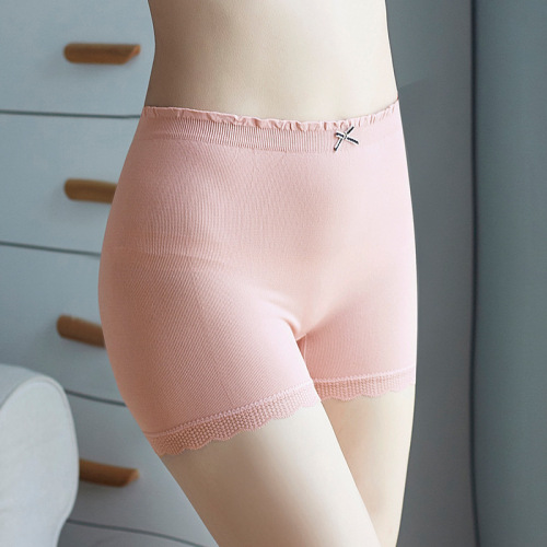 Japanese two-in-one safety pants OK lactic acid bacteria mint fiber mid-waist anti-exposure summer leggings underwear for women
