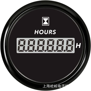52mm Thread Mounted Digital Hours Excavator Truck Car Speed Timer Changer Ship General