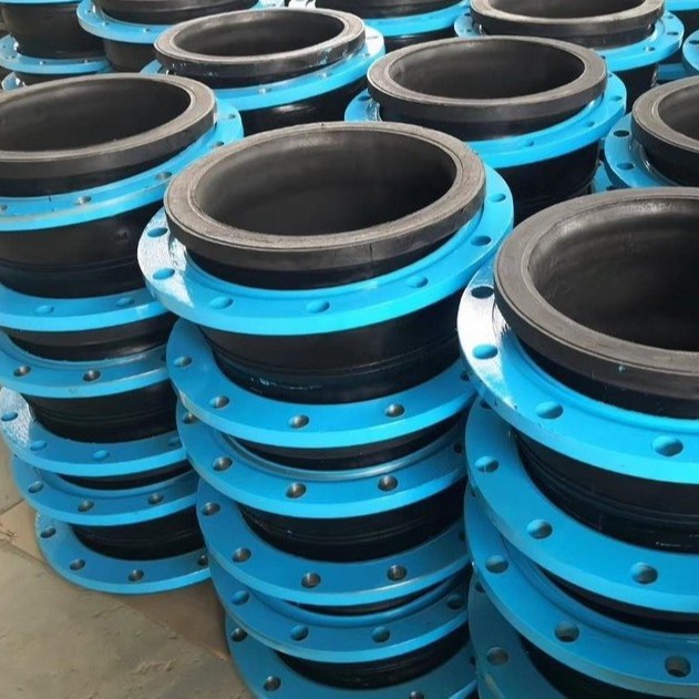 可曲挠橡胶软接头连接DN125 柔性饶性单球体耐强碱适用小区泵房