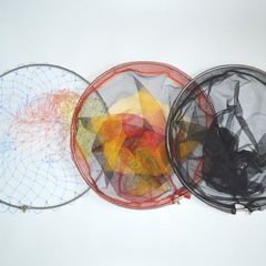 Stainless steel dip net foldable net rod fishing dip net head fishing net fisherman's gear accessories fishing net scoop fishing equipment