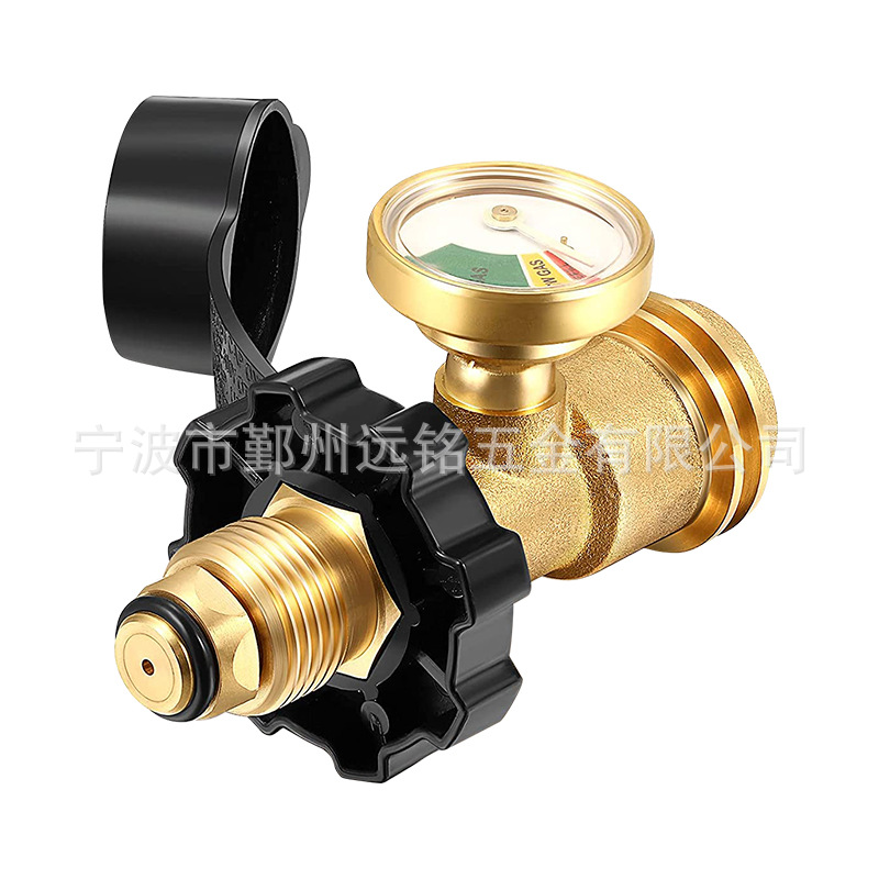 POL a QCC Ach Thread (ACME) Conector adaptador de propano de América del Norte Conector de válvula de reducción de presión