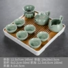10 Doulu Ge Kiln Ancient Pot + 28cm White Tea Tray ♢