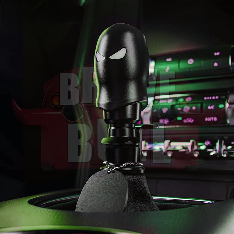 Halloween Black Ghost Car Modified Shift Lever Head Car Manual Gear Shift Handle Universal Shift Lever
