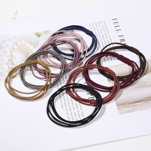 Korean Minimalist 4-in-1 Hair Tie, Fresh & Cute Headband, Mori Girl Style, Internet-Famous Hair Rope for Styling – Perfect Hair Accessories