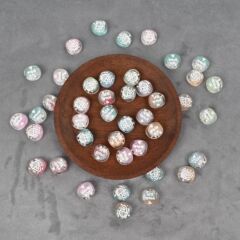 Xinzhenshan 韓国ゴムボール新しいアイスクリームパターングラデーションカラーレター diy 漫画樹脂ジュエリー