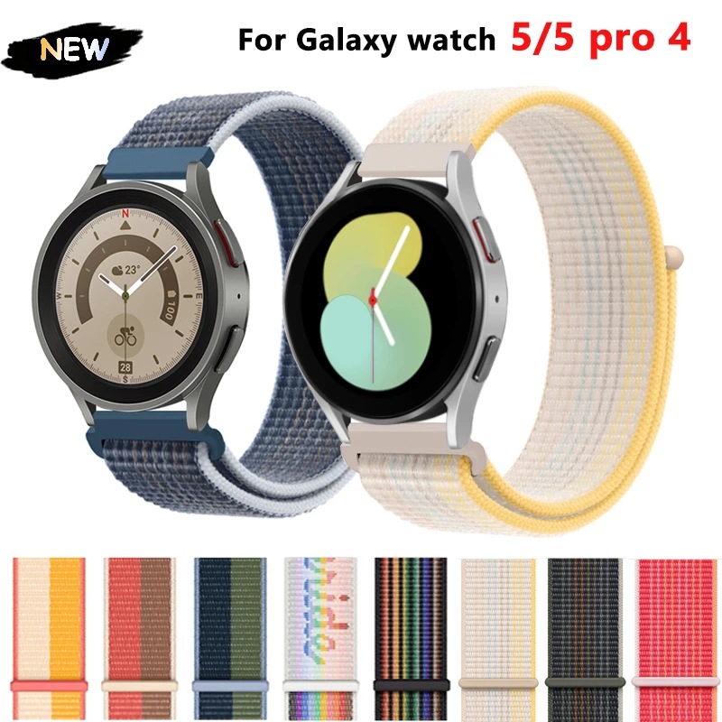20mm Suitable for Samsung Watch456 Nylon Loop Velcro Strap 22mm Huawei Woven Nylon Watch Strap