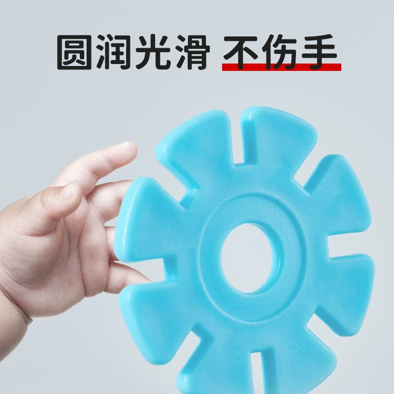 Big constructor, intellectual toy for boys for kindergarten, with snowflakes, increased thickness