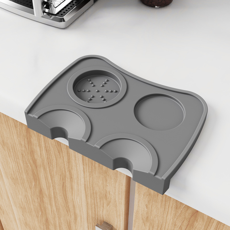 Tapete Compactador de Café para Bar de Silicona Antideslizante con Diseño de Esquina para Cafeterías image 11