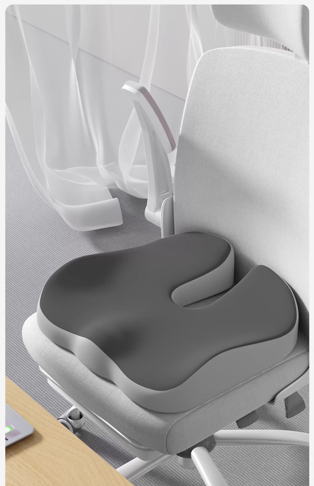 Cross-Border Multifunctional Sedentary Posture Cushion, Office Lumbar Support Pillow, Memory Foam Lumbar Support, Breathable Seat Cushion, Wholesale
