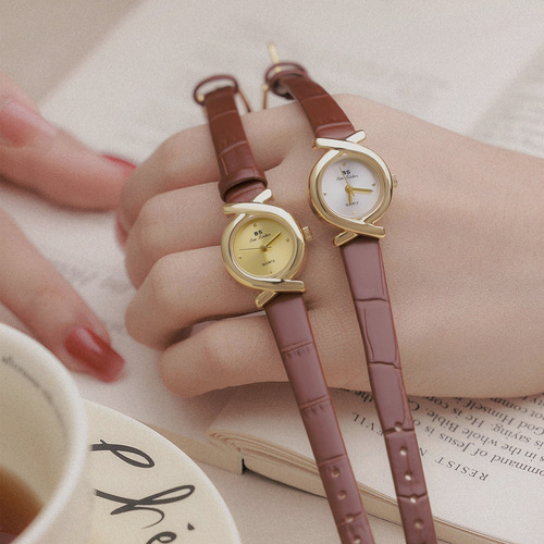 BS retro hot-selling factory direct sales foreign trade Japanese and Korean retro gifts light luxury genuine leather temperament women's watch FA1786 belt