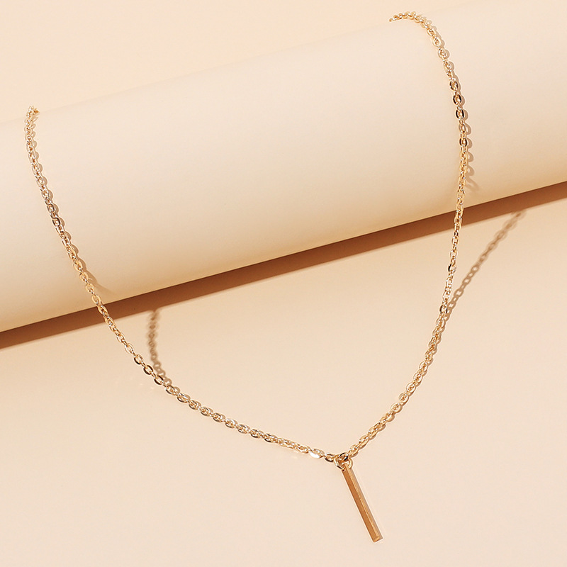Lock Pattern Geometric Simple Fashionable Necklace