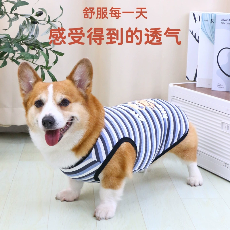 Домашняя собака собака одежда тонкая летняя коки Тедиби медведя маленькая собака весна и осень 2024 новый летний жилет