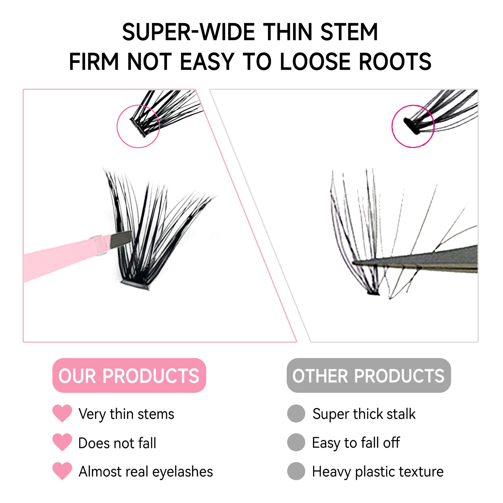 Bricolaje lash estilo transfronterizo europeo y americano extensión segmentada libro de pestañas efecto 3D natural traje de un solo grupo pestañas postizas