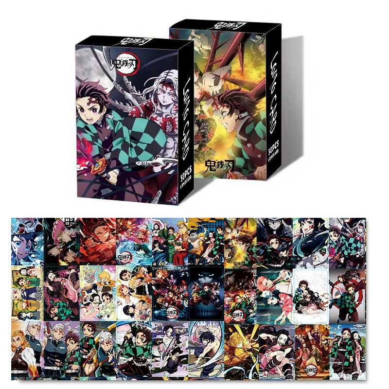 Новый крист Ghost Destroy Blade 30 Box Lomo Lomo Card Anime Card Card Photo Card