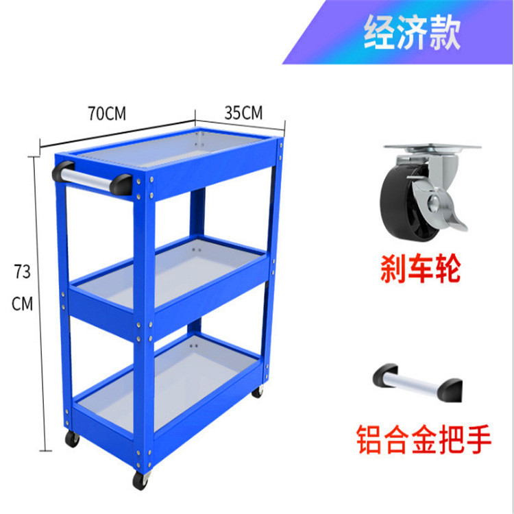 双层三层多层静音平板车手推车仓库拉货搬运小车四轮推货车小拉车