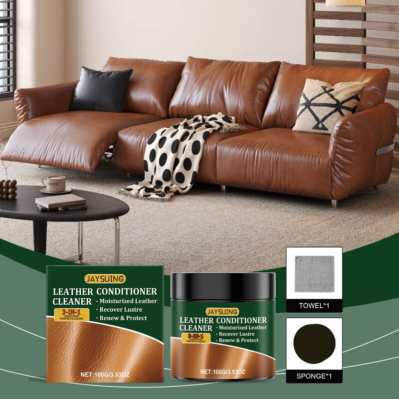 Jaysuing Leather Care Set Home Sofa Leather Daily Maintenance Cleaning and Renovation Care Set