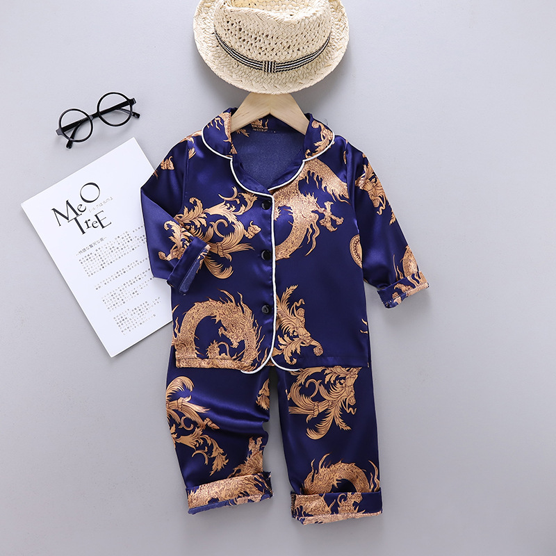 Spring Autumn Children's Homewear Sets Long Sleeved Pajamas And Pants Air Conditioning Clothes For Kids Toddler Girls Clothing 3 To 7 Years_voghion.com