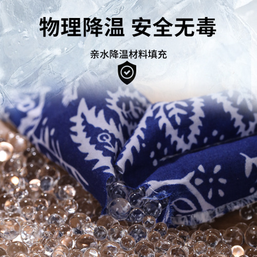 Pet ice cooling scarf summer dog ice scarf cat scarf summer cooling and heat relief pet decorative scarf