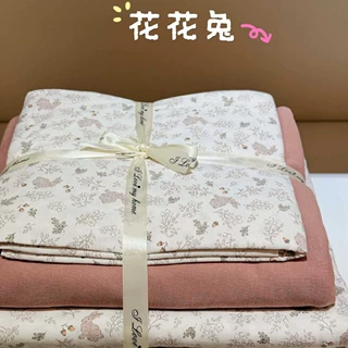 a类韩系小碎花全棉针织棉亲肤四件套天竺棉纯棉四季通用双人床品