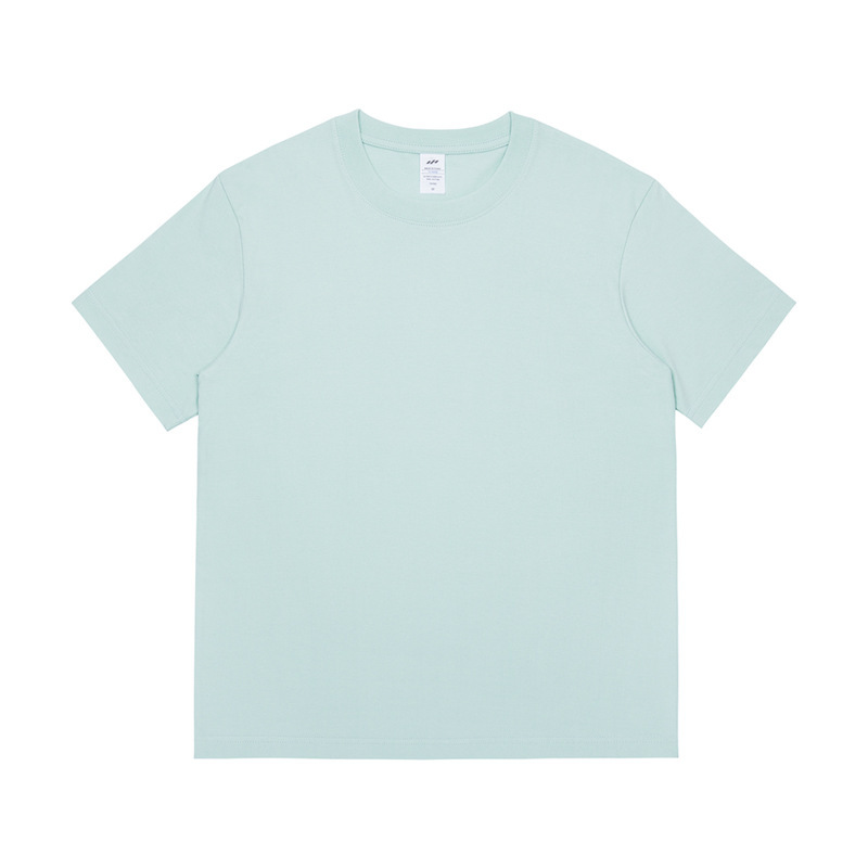 半袖tシャツ男230グラム重ポンド精櫛綿カップル純綿純色ゆるい半袖潮牌にシャツをかける|undefined