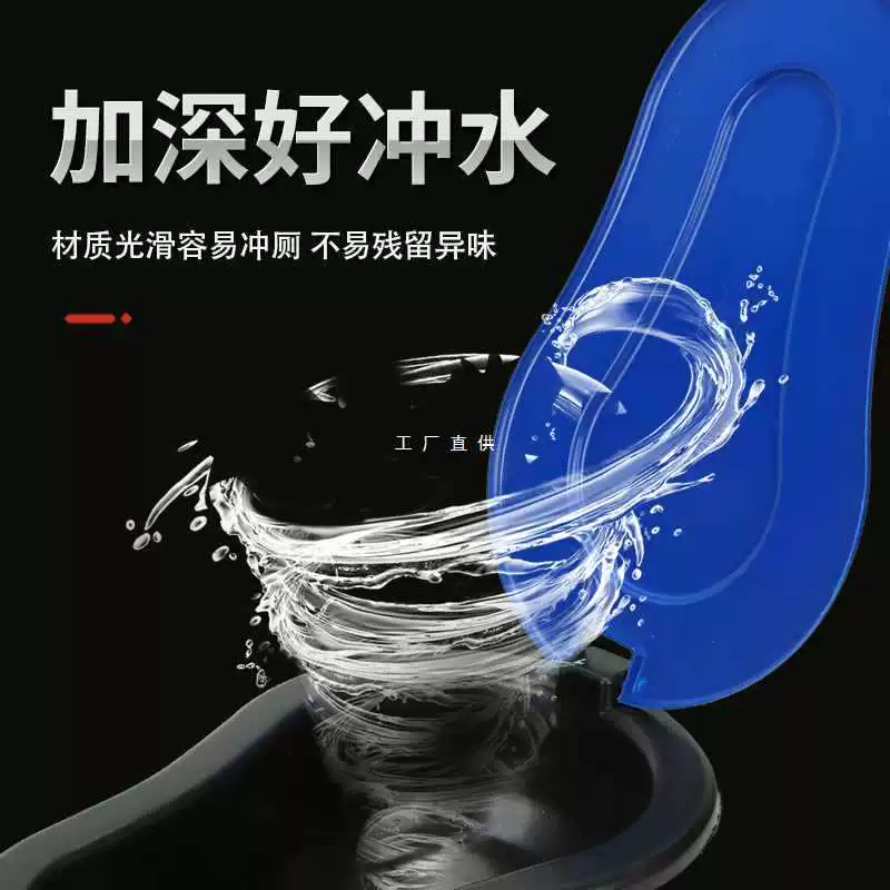 ✅ Простое украшение для туалета, временный туалет для приседаний, туалет для украшения дома, одноразовый пластиковый туалет для строительной площадки